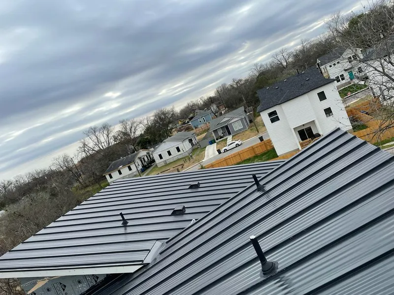 Standing seam metal roof panels with vents for Skylight Repair in Gillette